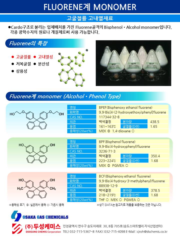 Fluorene계 Monomer